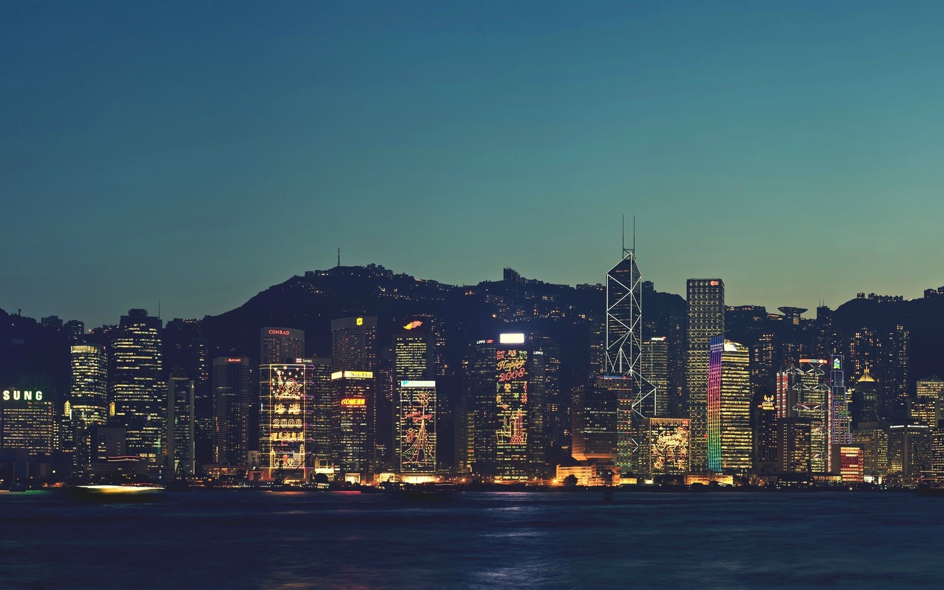 city, Hong Kong Wallpaper