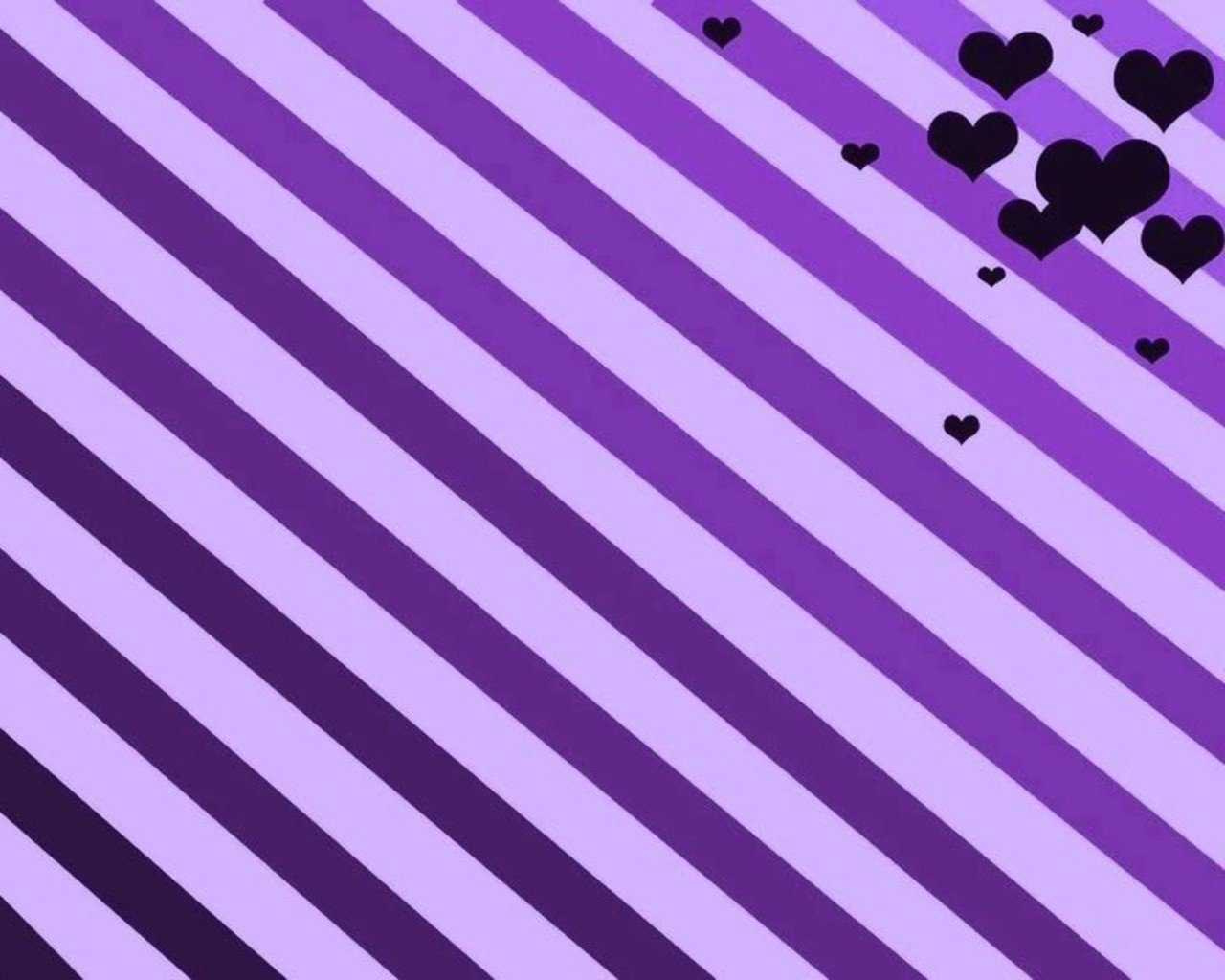 stripes, Hearts Wallpaper