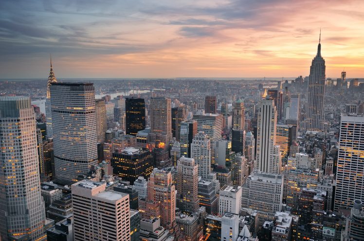 city, Urban, New York City, Building, Empire State Building HD Wallpaper Desktop Background