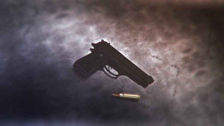pistol, Weapon, Gun, Bullet HD Wallpaper Desktop Background