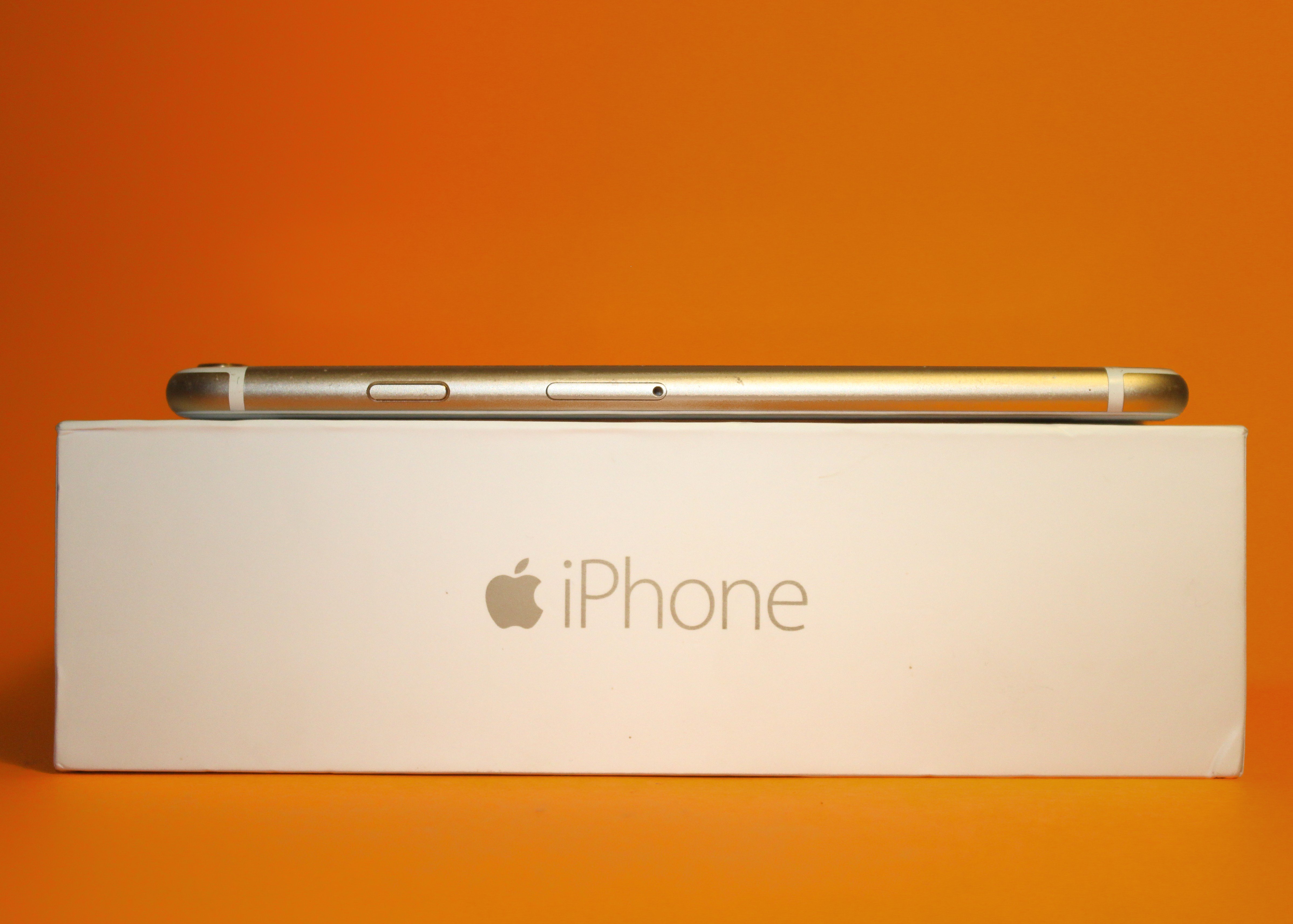iPhone 6, IPhone, Orange, Smartphone, Phone Wallpaper