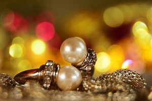 necklace, Pearls, Pearl necklace, Bokeh