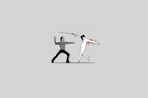 fencing, Mime