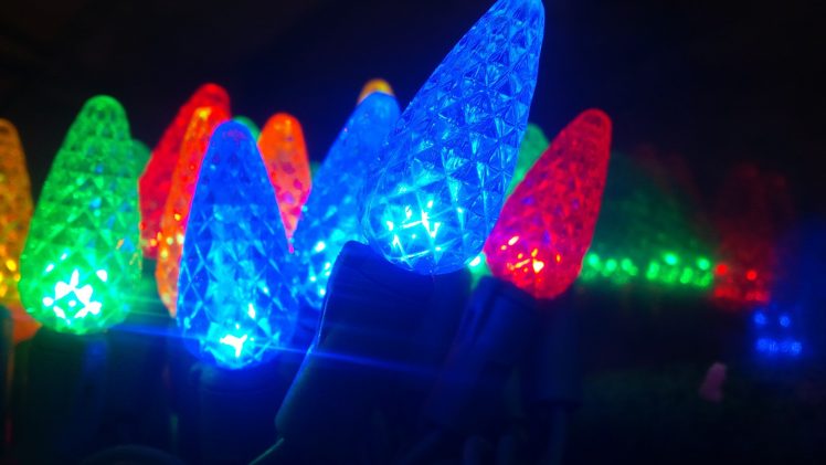 LEDs, Christmas HD Wallpaper Desktop Background