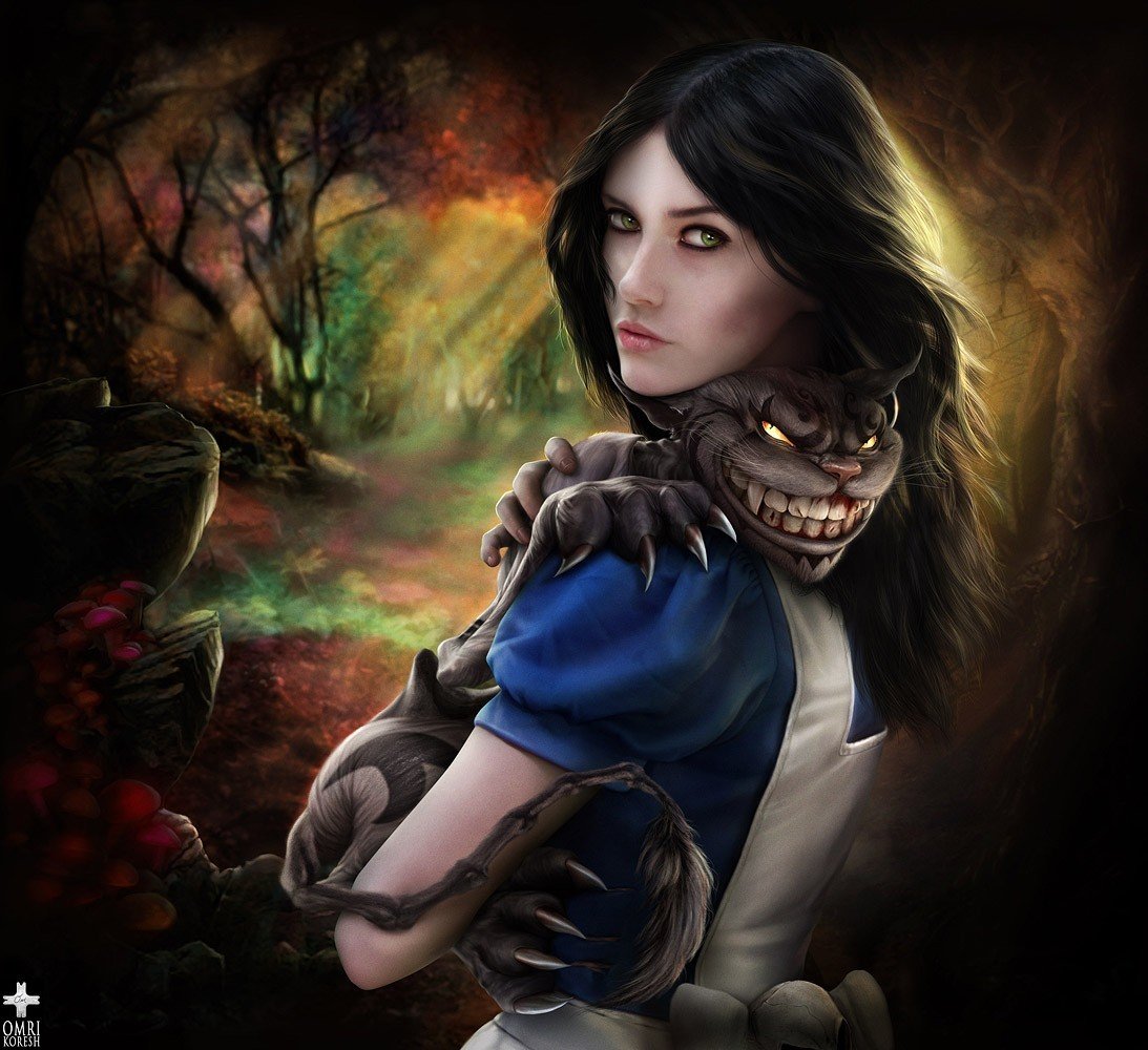Alice Lidell, American McGees Alice Wallpaper