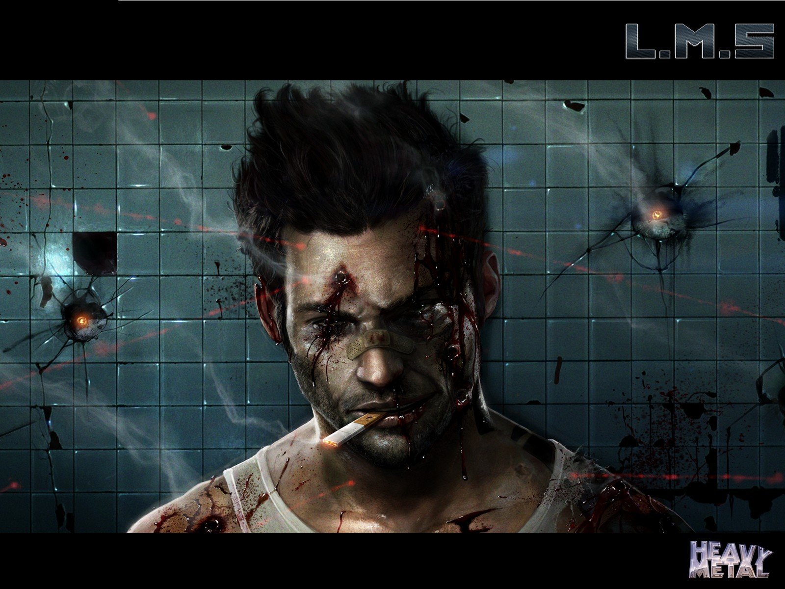 Last Man Standing: Killbook of a Bounty Hunter, Dan Luvisi, Gabriel, Cyberpunk Wallpaper