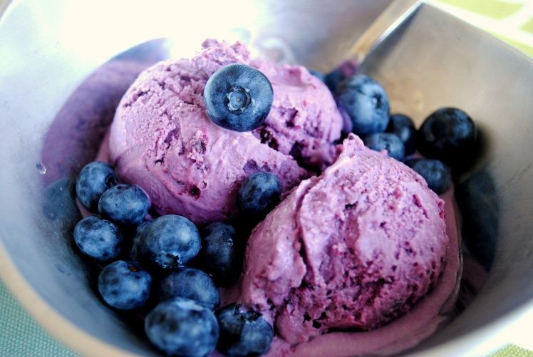 desserts, Food, Ice cream, Berries HD Wallpaper Desktop Background