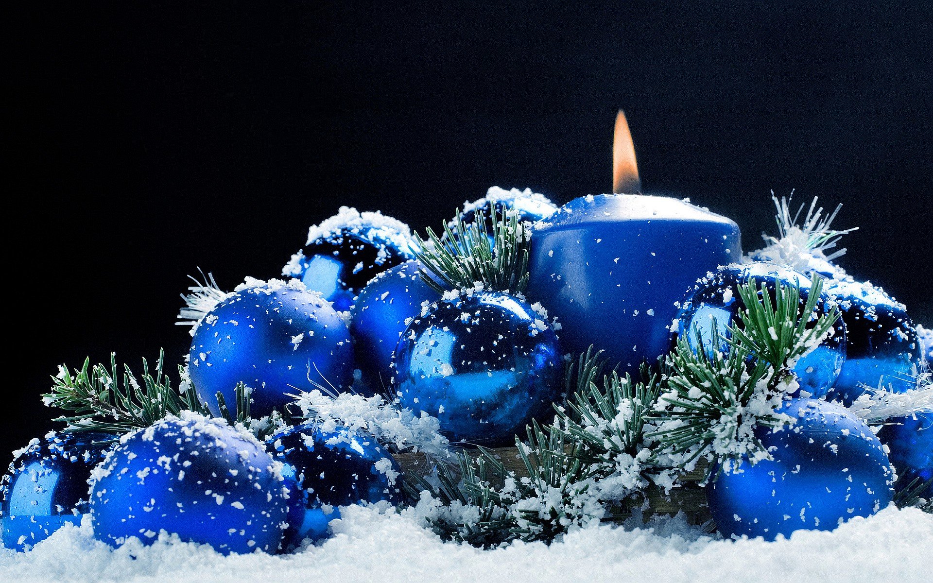 Snow Candles Christmas Ornaments Wallpapers HD Desktop And Mobile   294363 Snow Candles Christmas Ornaments 