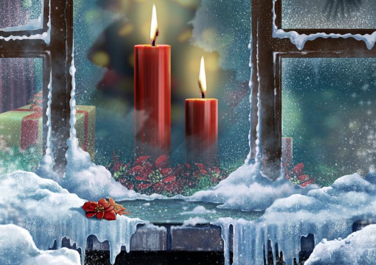 Christmas, Candles Wallpapers HD / Desktop and Mobile Backgrounds