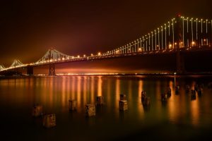 urban, Bridge, Bay Bridge, San Francisco