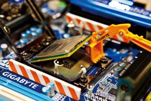 Intel, Work, Gigabyte, Ultra durable, Computer, Socket, Microchip, Capacitors, Motherboards