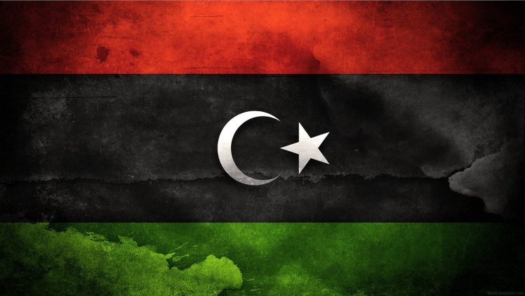 Libya, Flag HD Wallpaper Desktop Background