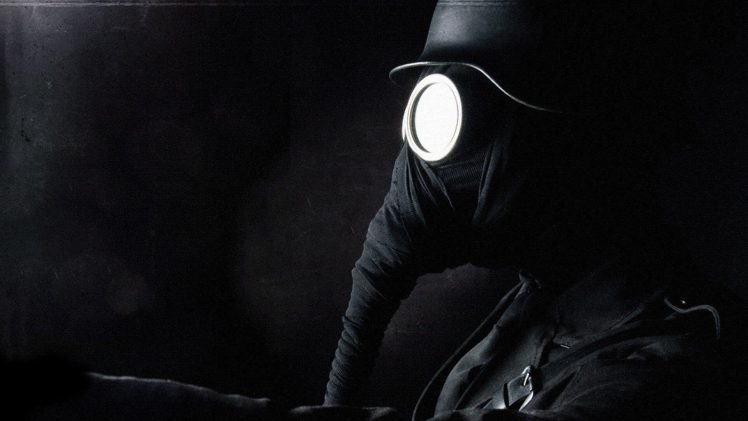 soldier, Gas masks, Black HD Wallpaper Desktop Background
