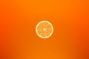 orange, Minimalism, Orange (fruit)