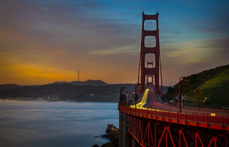 bridge, San Francisco Bay, Long exposure, Golden Gate Bridge HD Wallpaper Desktop Background