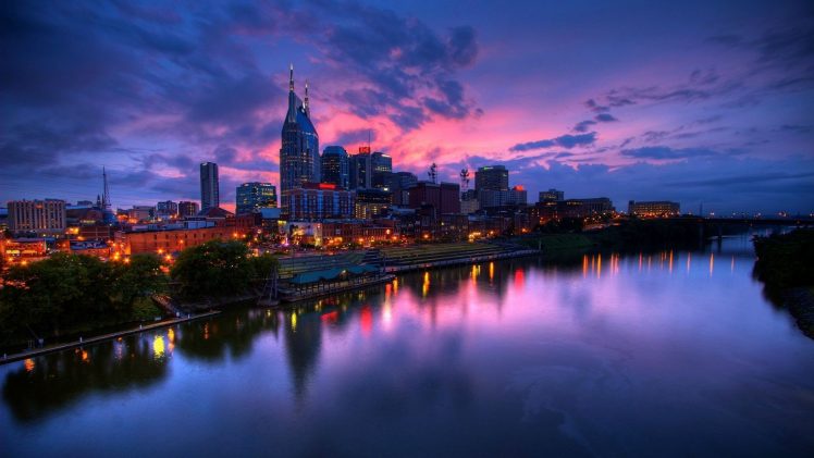 city, Nashville Tennessee HD Wallpaper Desktop Background