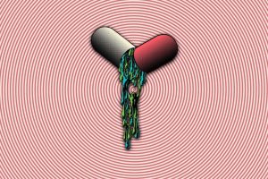 drugs, Spiral, Classic art, Pills