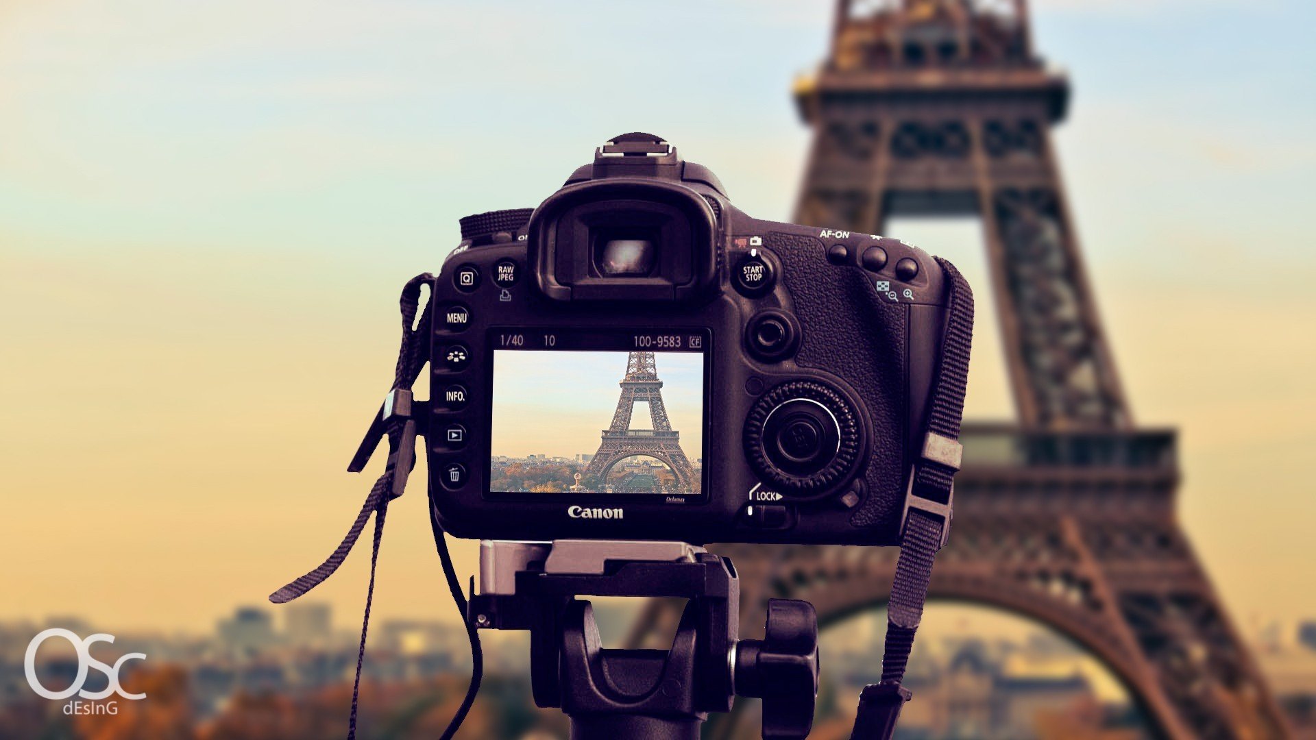 Eiffel Tower, Canon Wallpaper