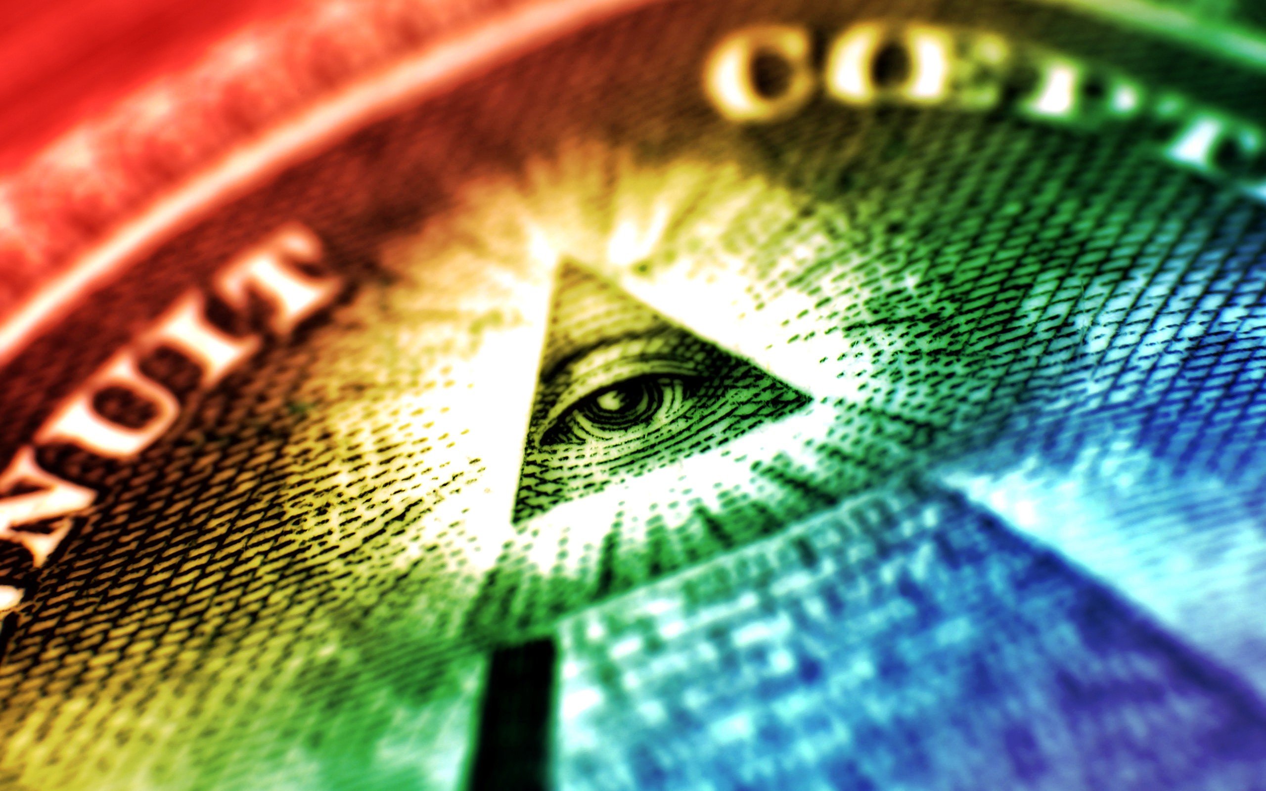 Illuminati, Colorful Wallpaper