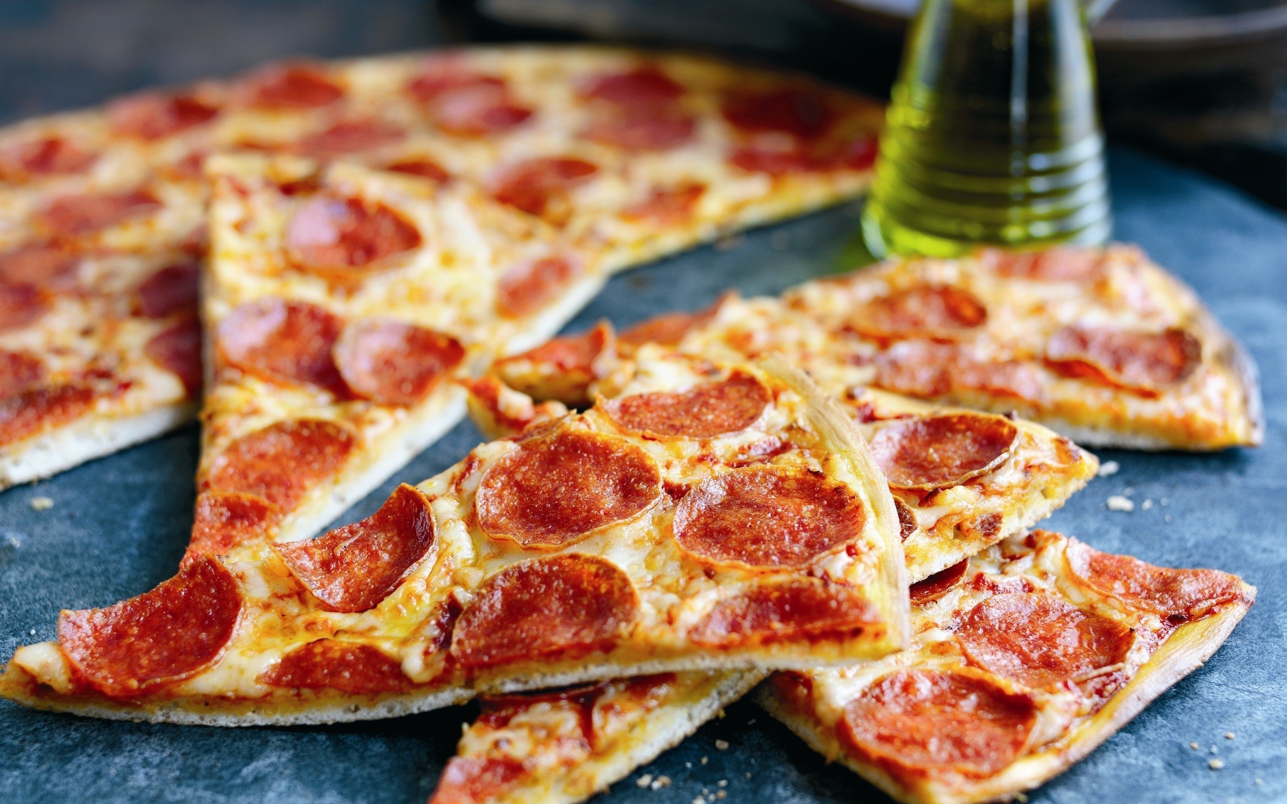 pizza, Food, Salami Wallpaper