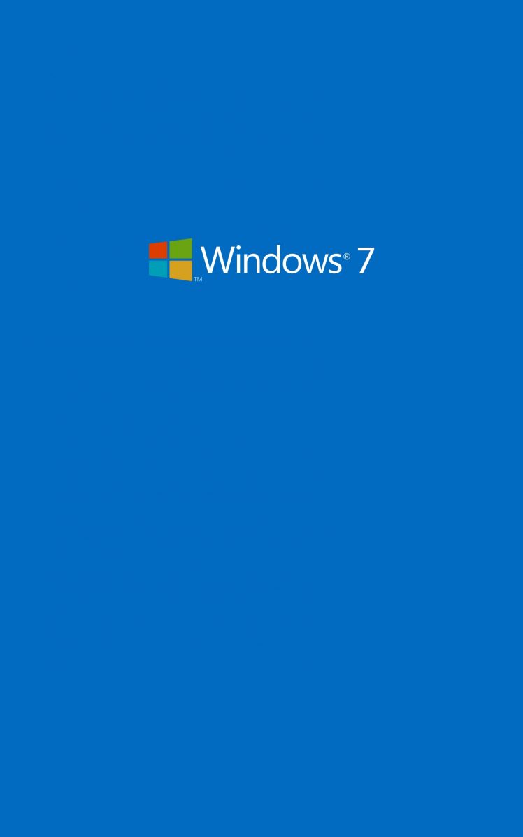 Windows 7, Microsoft Windows, Operating systems, Minimalism, Simple background, Logo, Portrait display HD Wallpaper Desktop Background