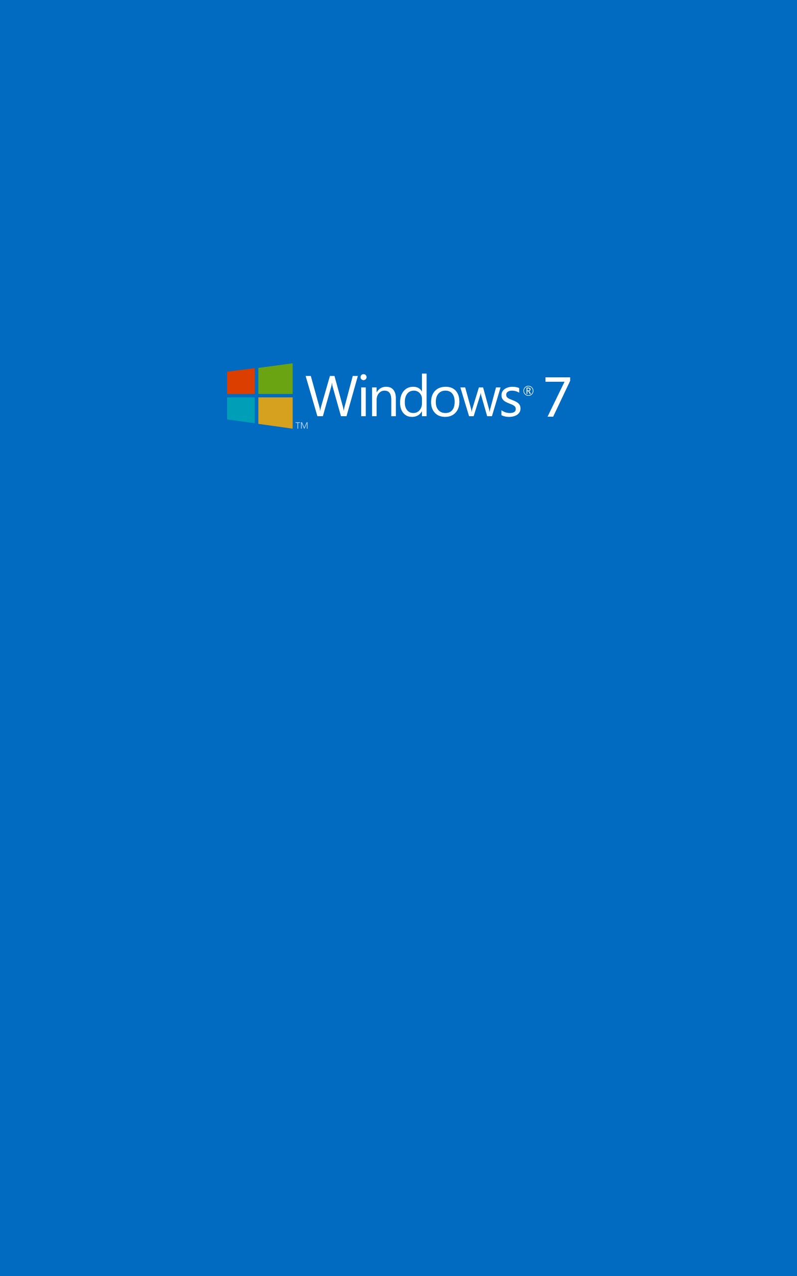 Windows 7, Microsoft Windows, Operating systems, Minimalism, Simple background, Logo, Portrait display Wallpaper