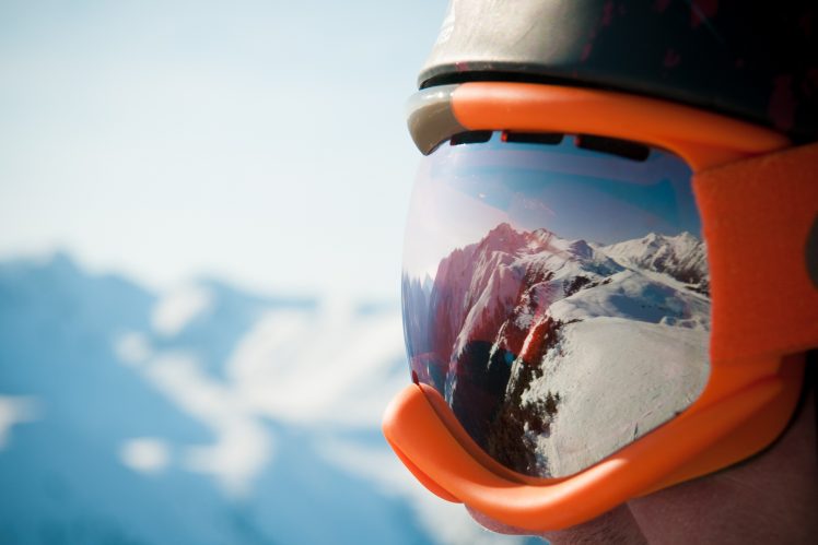 googles, Helmet, Reflection, Snow, Mountain HD Wallpaper Desktop Background