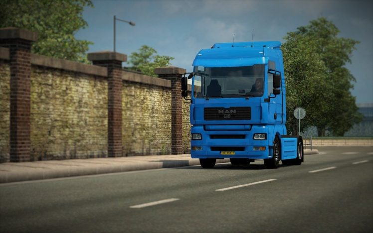 Euro Truck Simulator 2, Trucks MAN, Trucks, MAN TGA HD Wallpaper Desktop Background