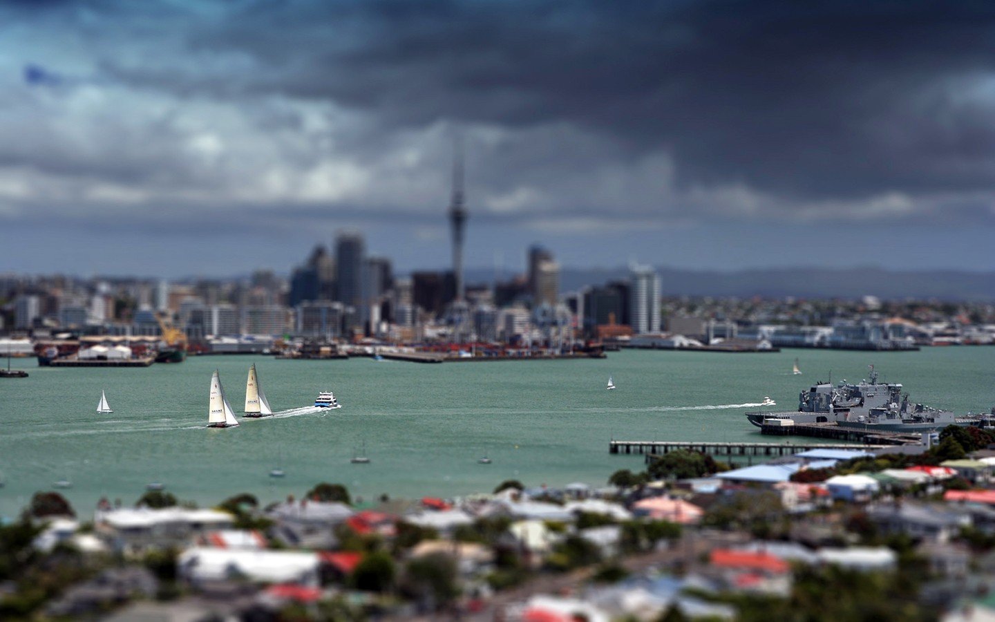 tilt shift Wallpaper