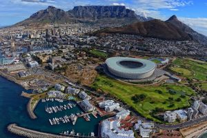 city, Cityscape, Cape Town, Aerial view