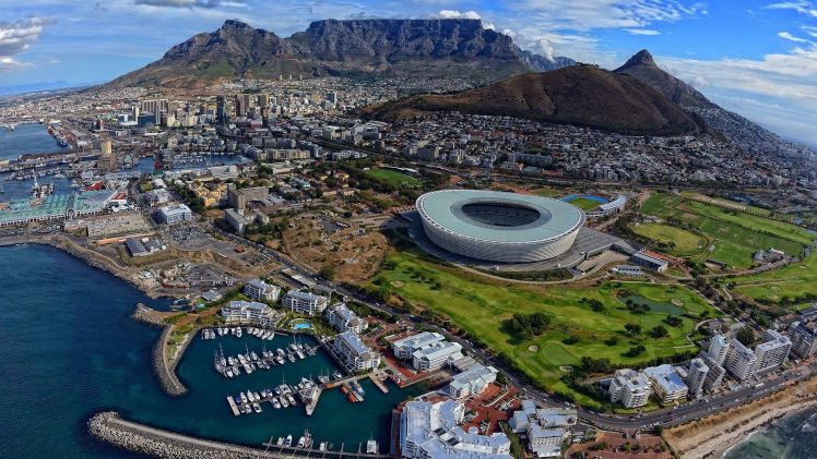 city, Cityscape, Cape Town, Aerial view HD Wallpaper Desktop Background
