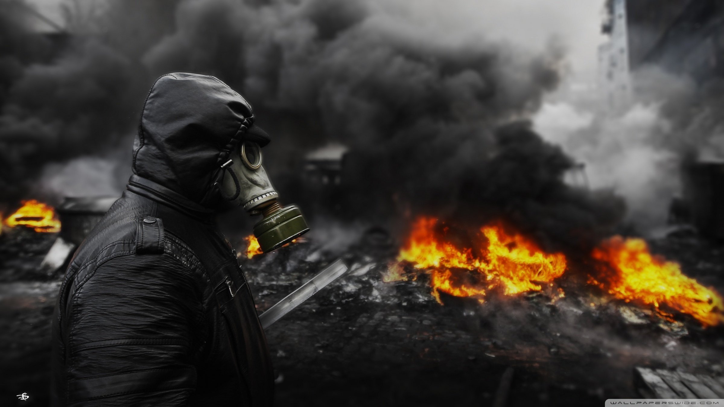 gas masks Wallpaper