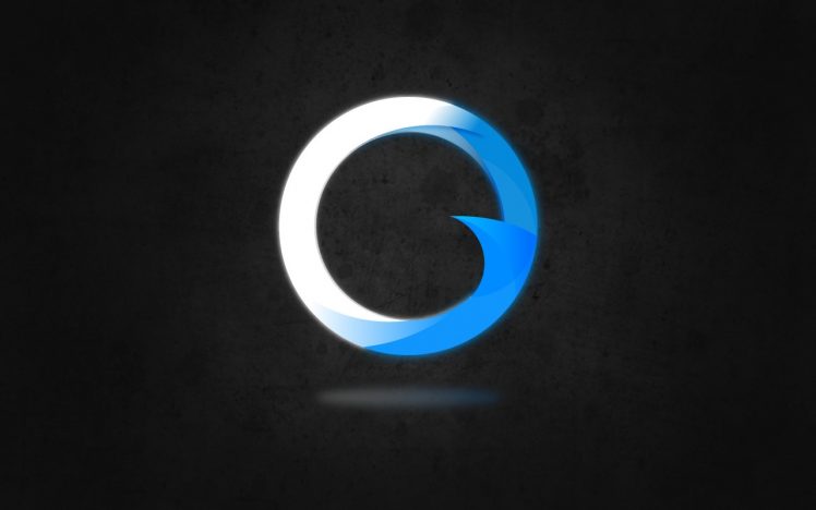 logo, Blue, Minimalism, Simple background, Simple, ORIGEN HD Wallpaper Desktop Background