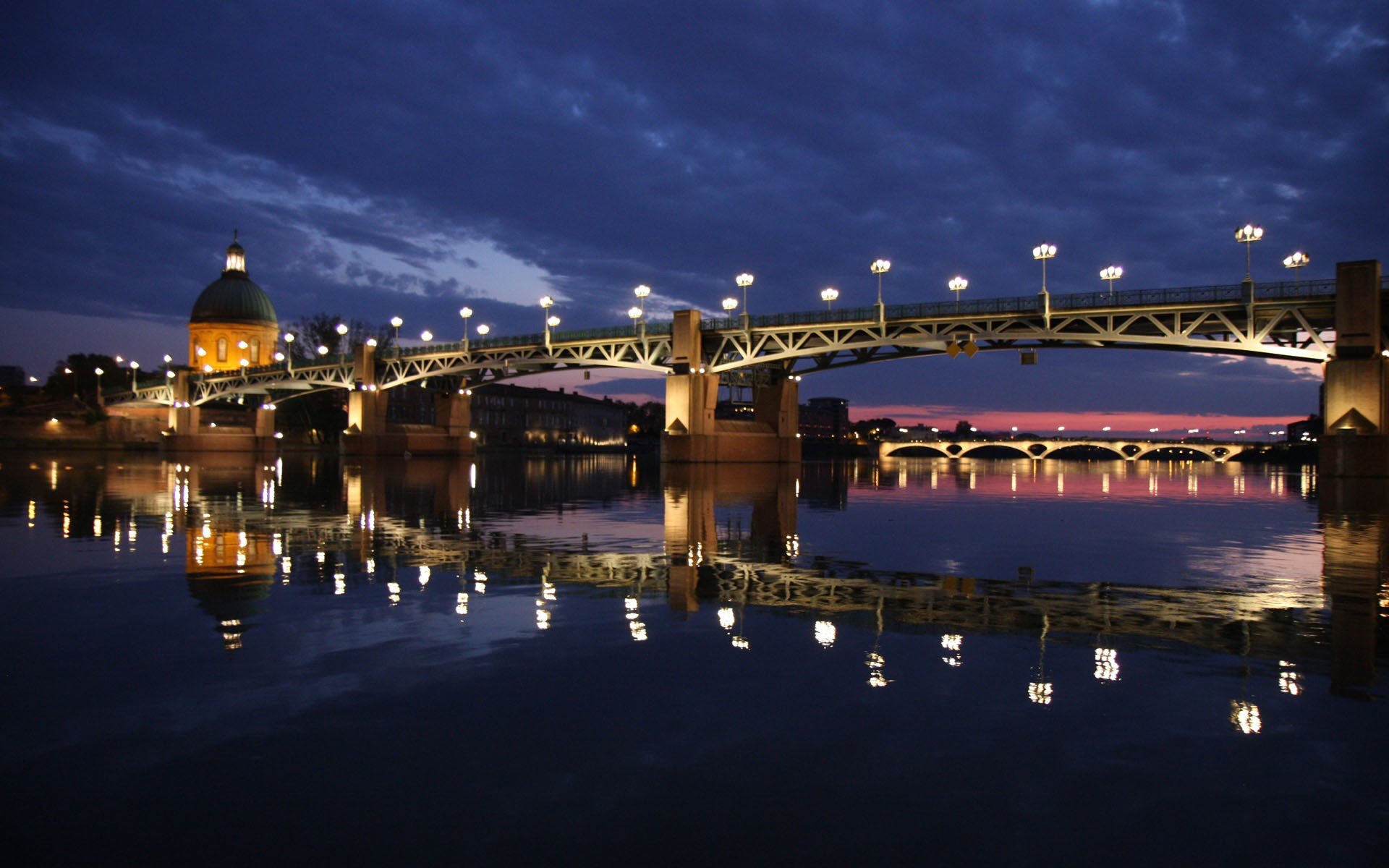 Toulouse, Pont Saint Pierre, France, Garonne Wallpaper