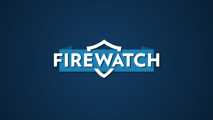 Firewatch, Typography, Blue background HD Wallpaper Desktop Background