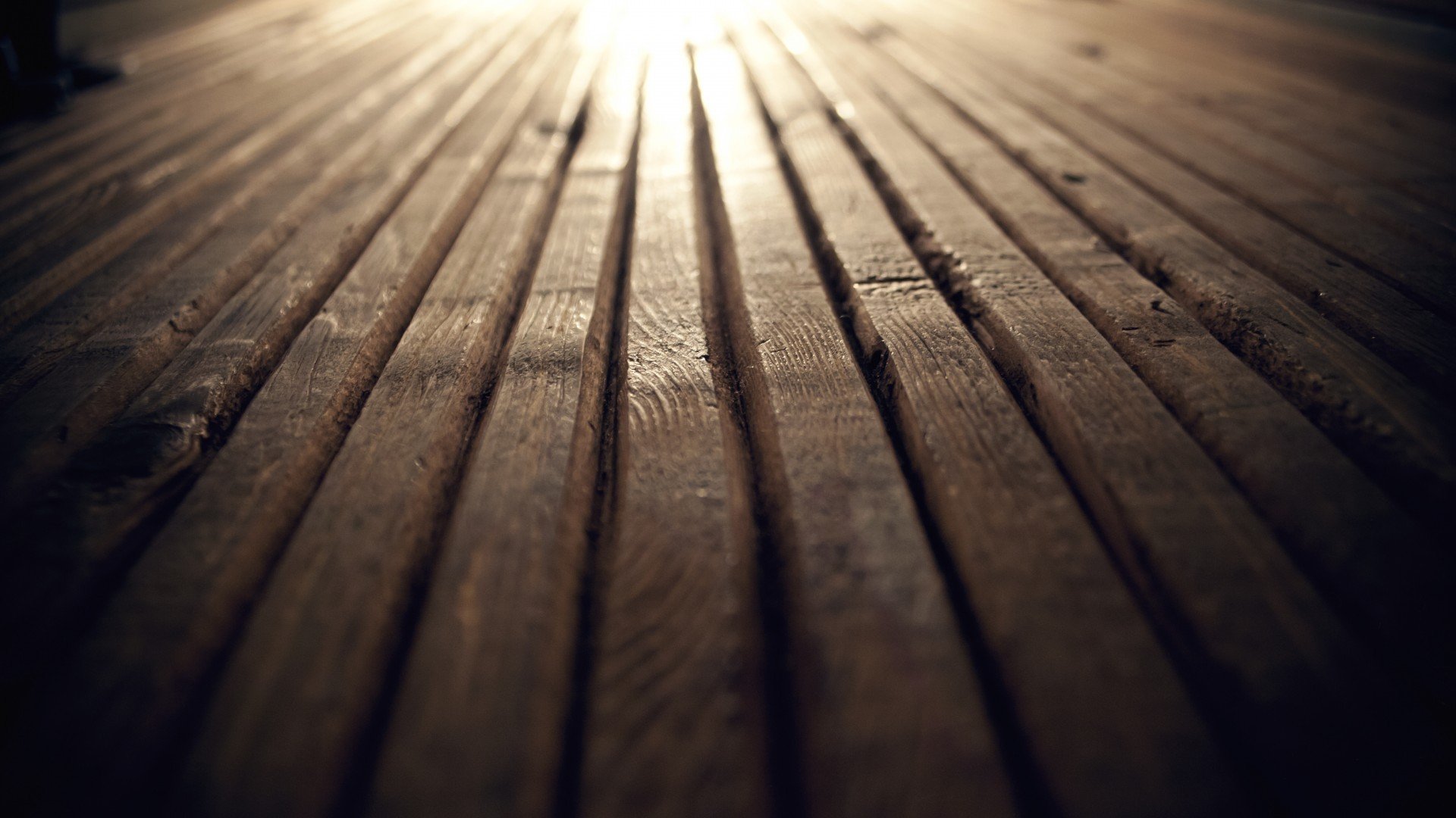 depth of field, Planks, Wood, Vignette Wallpaper