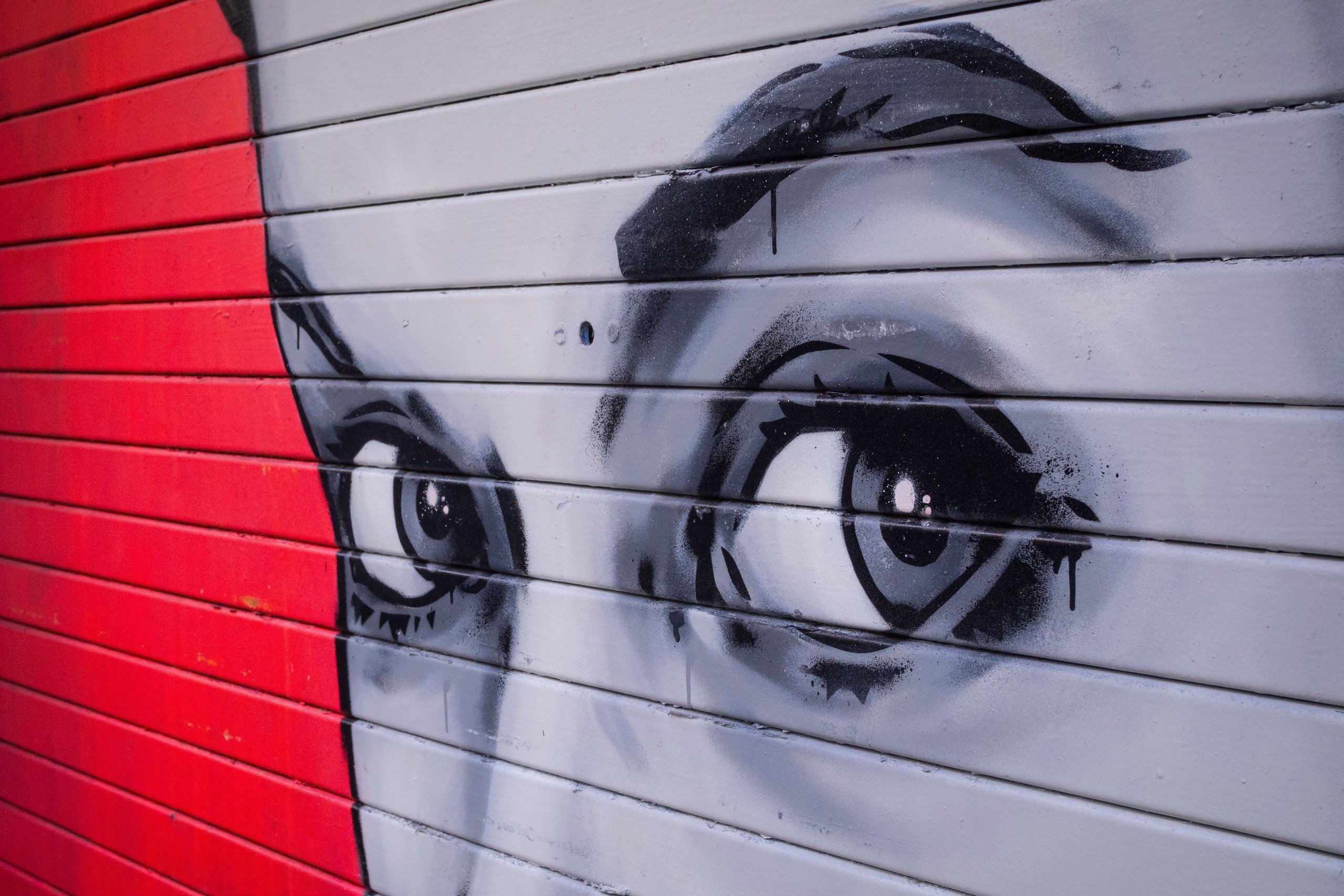 eyes, Walls, Graffiti Wallpaper