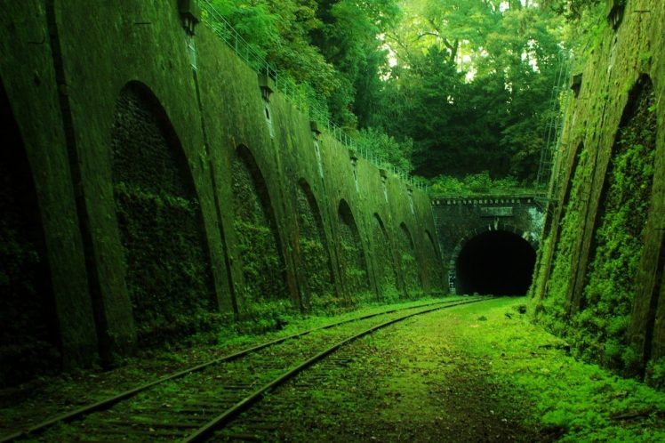 abandoned, Railway, Tunnel HD Wallpaper Desktop Background