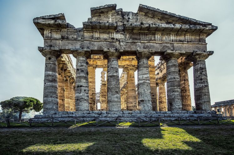 Italy, Ruins, Temple HD Wallpaper Desktop Background