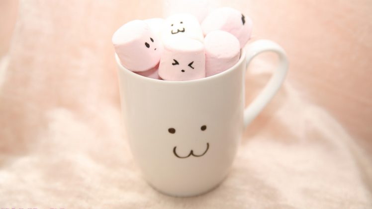 macro, Marshmallows HD Wallpaper Desktop Background