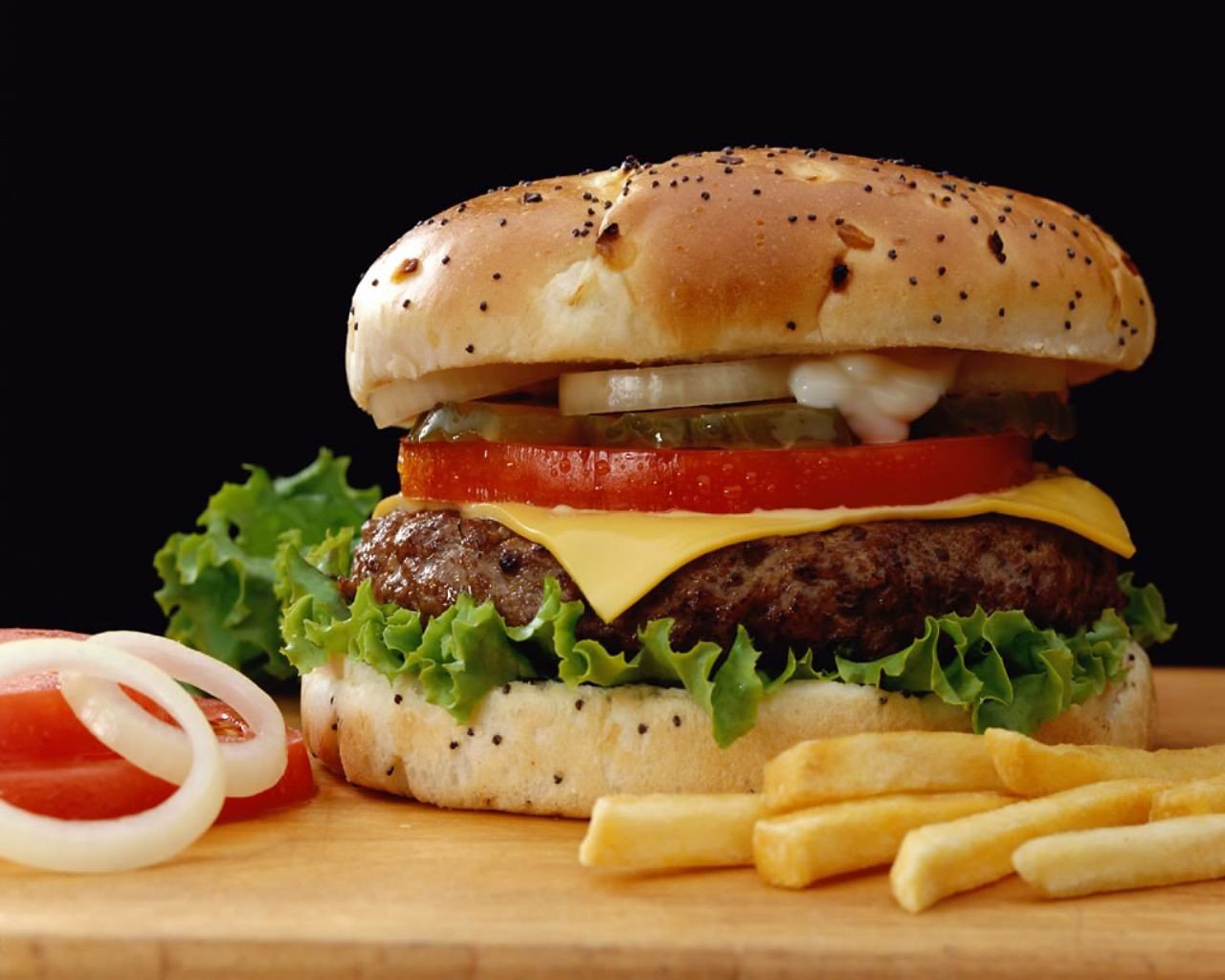 food, Fast food, Burger Wallpaper