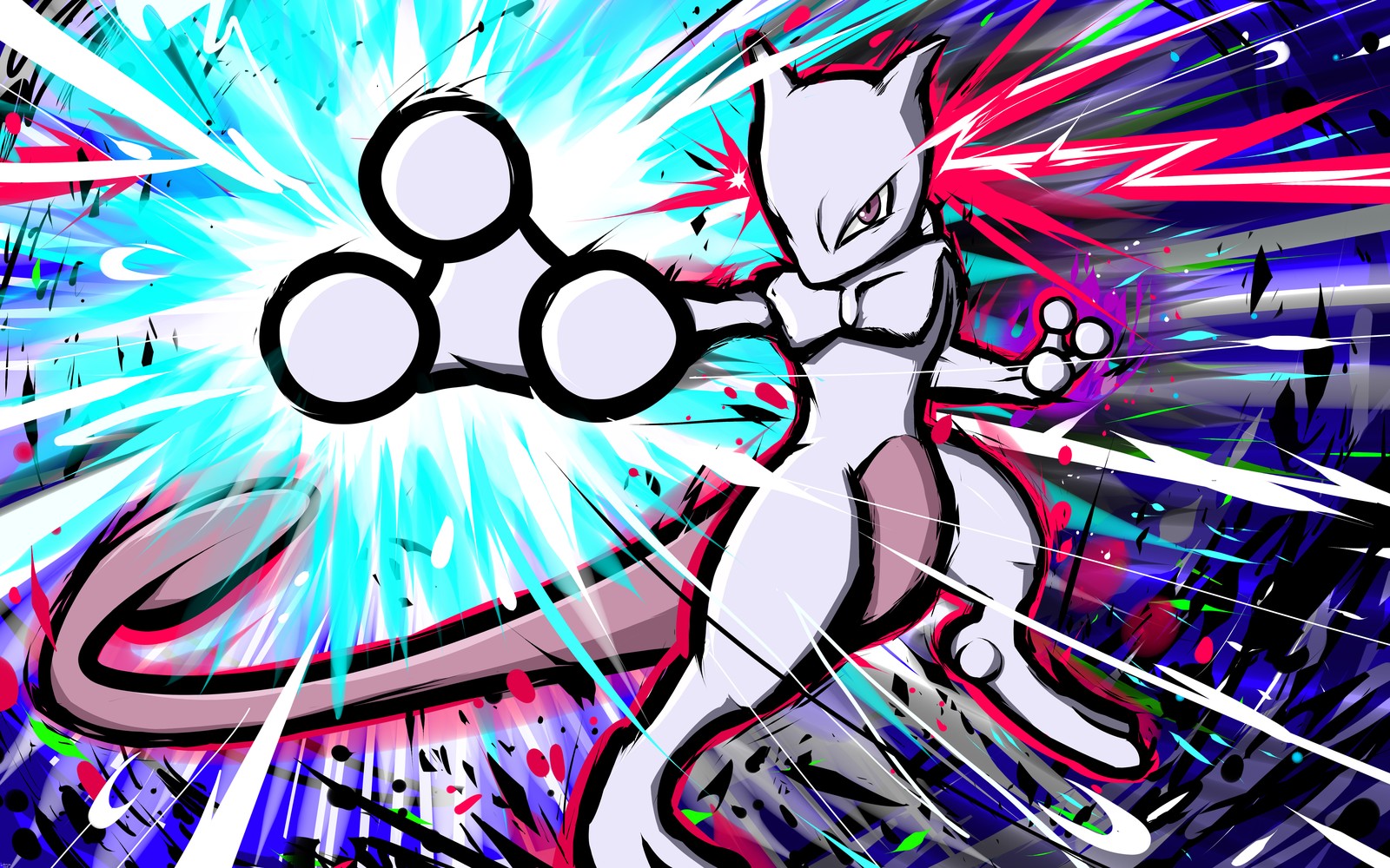 ishmam, Mewtwo, Pokémon Wallpaper