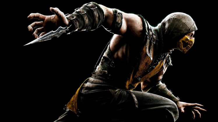 scorpion, Mortal Kombat X HD Wallpaper Desktop Background
