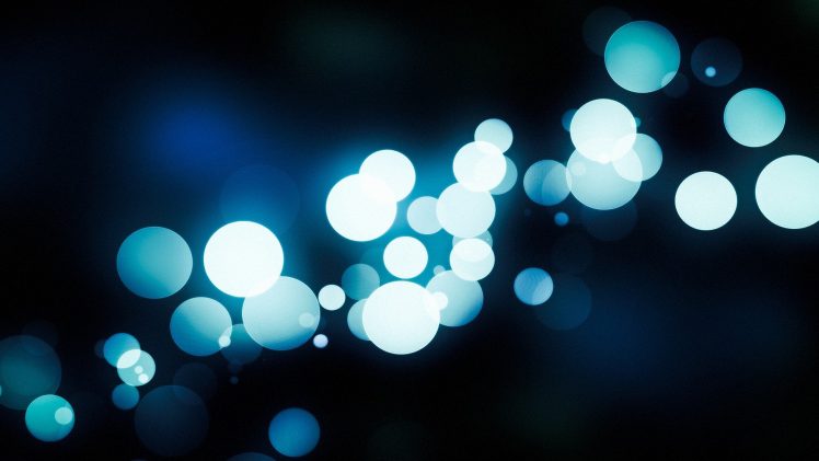 bokeh, Blue Wallpapers HD / Desktop and Mobile Backgrounds