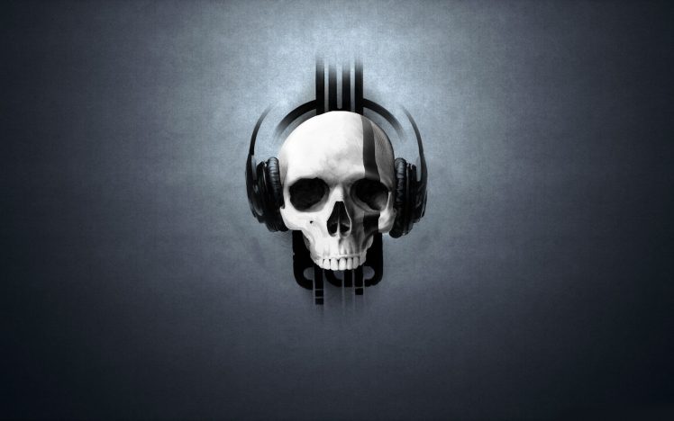 skull, Music HD Wallpaper Desktop Background