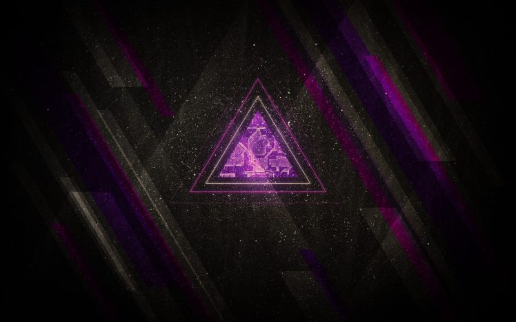 triangle, Lines HD Wallpaper Desktop Background