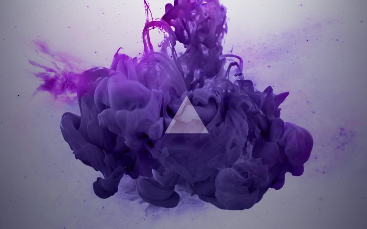 triangle, Violet HD Wallpaper Desktop Background