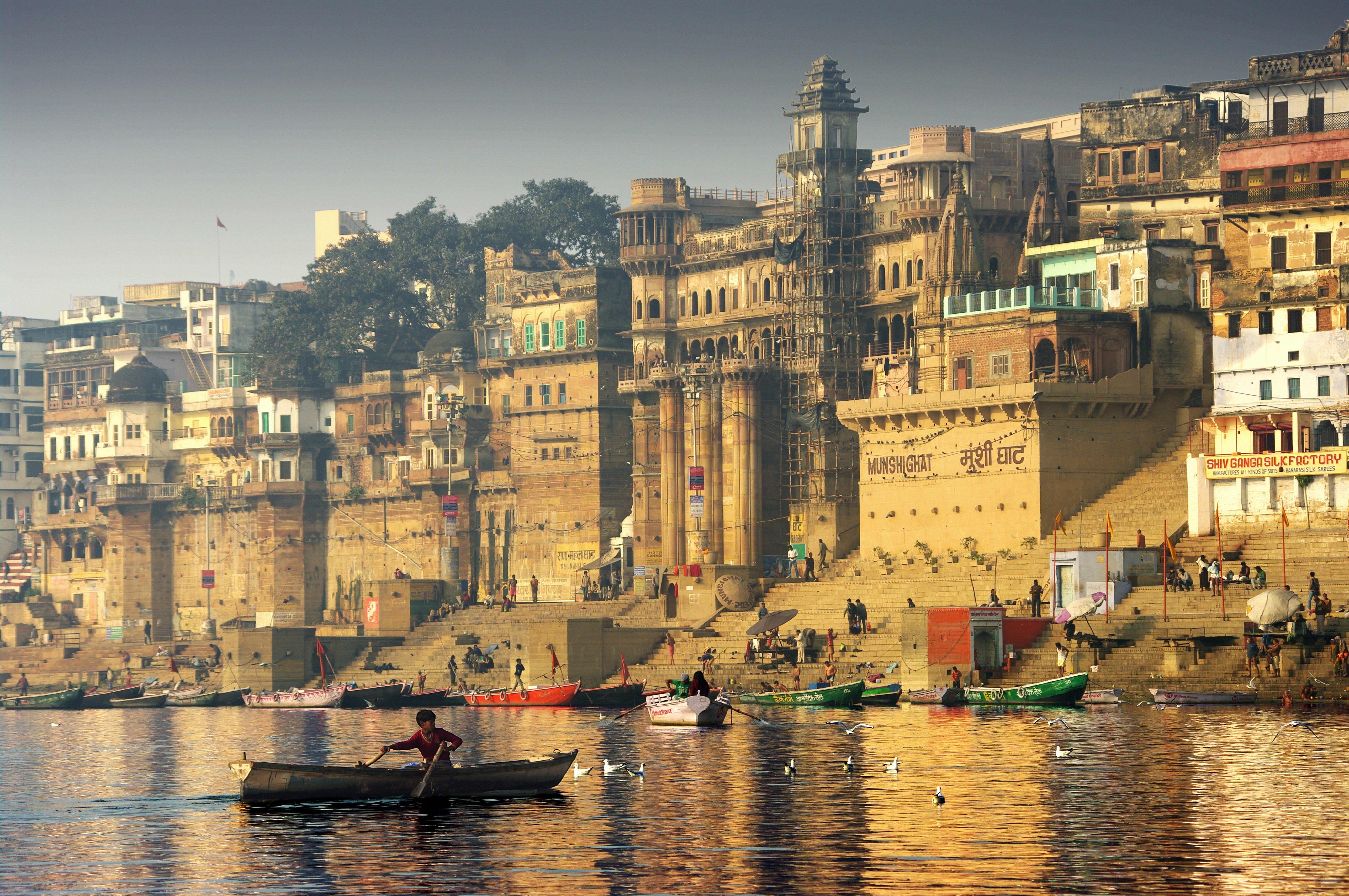 water, City, Varanasi Wallpaper