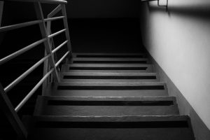 monochrome, Stairs