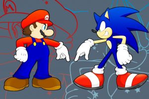 Sonic, Sonic the Hedgehog, Super Mario